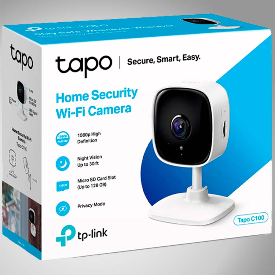 Cámara Tapo C100 Wi-Fi de Seguridad para Casa(P163B)
