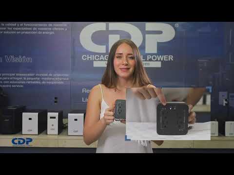 Estabilizador Cdp Ru-avr604i 600va/300W 4 Tomas 4 Puertos Usb