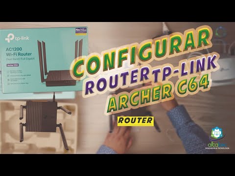 Router inalámbrico TP-Link Archer C64 AC1200, doble banda, Gigabit Wi-Fi
