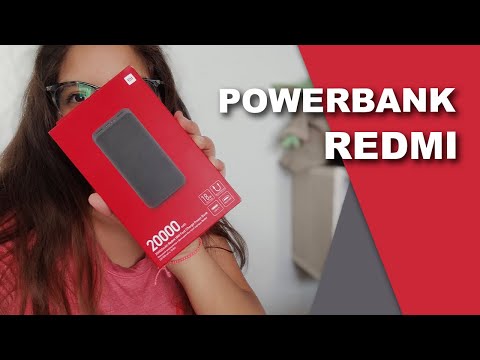 Power bank XIAOMI Redmi, carga rápida, 20000 mAh