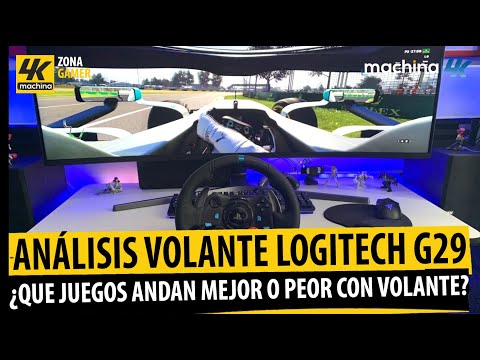 Timón Logitech G29 Volante de Cuero PS5 PS4 PC