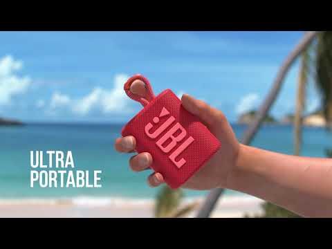 Parlante Bluetooth portátil JBL Go 3 IPX7 resistente al agua