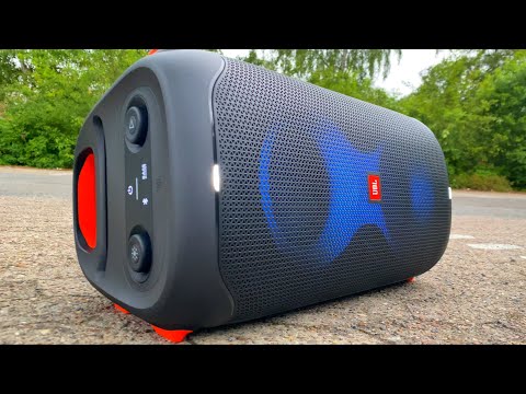 Parlante Bluetooth para fiestas JBL PartyBox 110 IPX4, batería 12 h