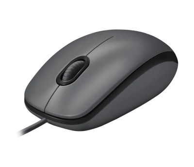 Mouse Logitech M90 Dark Midnight Oficina Cómodo USB(P163B)